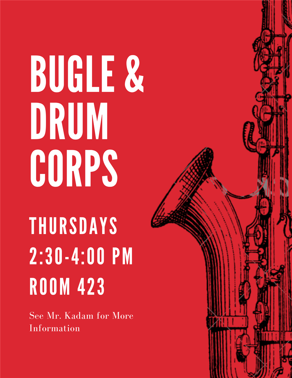 Bugle and Drum Corps Flyer